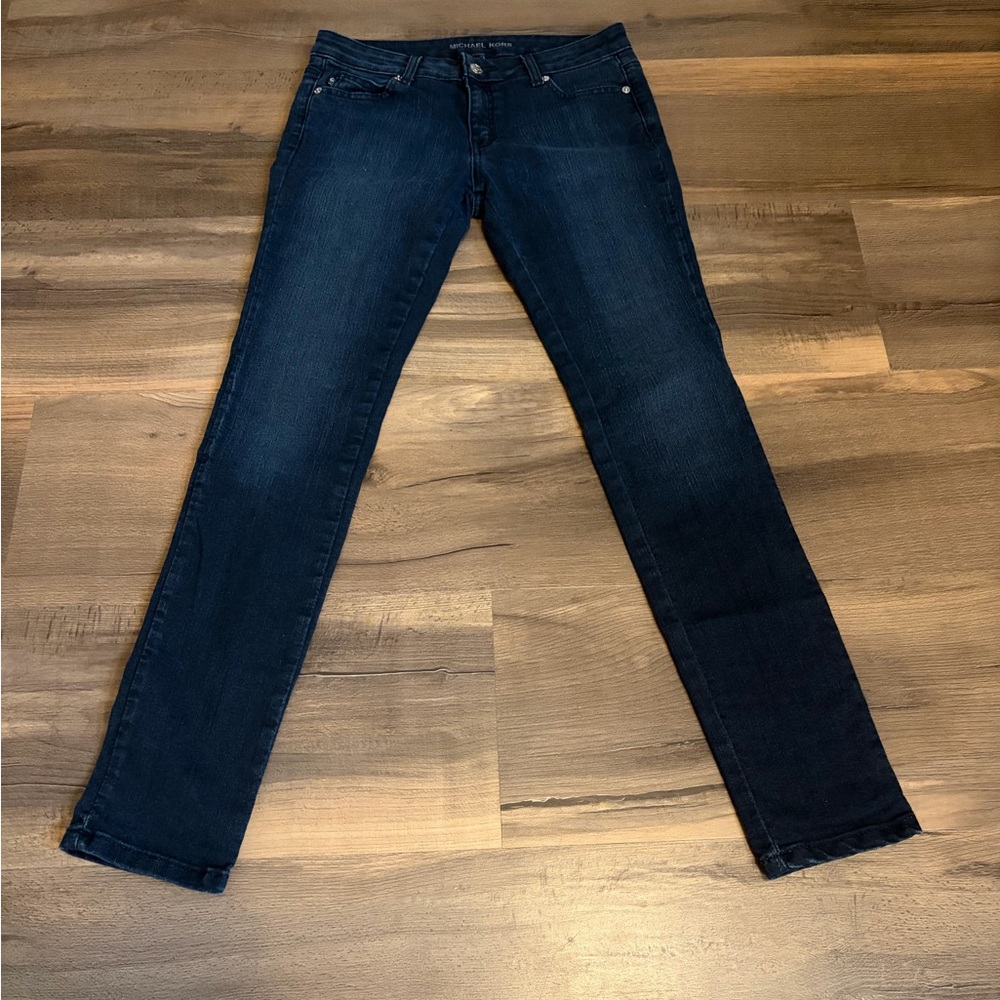 Womens Michael Kors Dark Blue Slim Jeans Size 2
